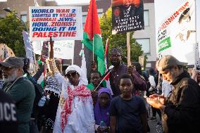 Pro-Palestine March On DNC, Chicago