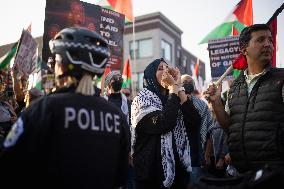 Pro-Palestine March On DNC, Chicago