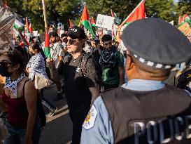 Pro-Palestine March On DNC, Chicago