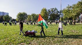 Pro-Palestine March On DNC, Chicago