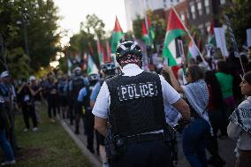 Pro-Palestine March On DNC, Chicago