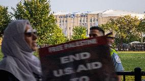 Pro-Palestine March On DNC, Chicago