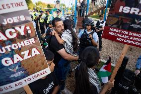 Pro-Palestine March On DNC, Chicago