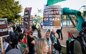 Pro-Palestine March On DNC, Chicago