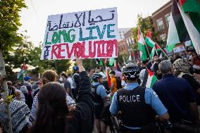 Pro-Palestine March On DNC, Chicago