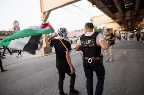 Pro-Palestine March On DNC, Chicago