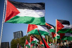 Pro-Palestine March On DNC, Chicago