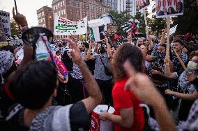 Pro-Palestine March On DNC, Chicago