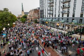 Pro-Palestine March On DNC, Chicago