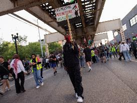 Pro-Palestine March On DNC, Chicago