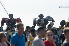 Film Promotion "transformers One" Installation In Cologne