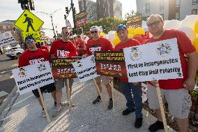 Chicago Firefighters Local 2 Union Rally