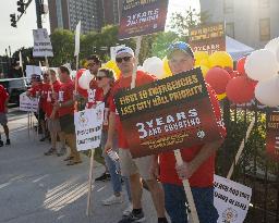 Chicago Firefighters Local 2 Union Rally