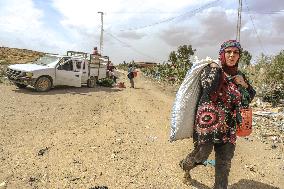 Farm Women Taking Road Accident Risk In Tunisia