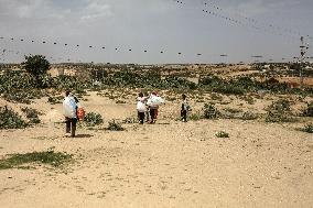 Farm Women Taking Road Accident Risk In Tunisia