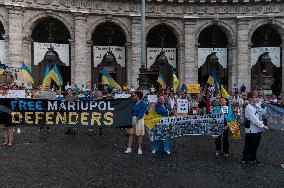 Independence Day Of Ukraine In Rome