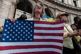 Independence Day Of Ukraine In Rome