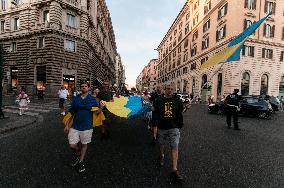 Independence Day Of Ukraine In Rome