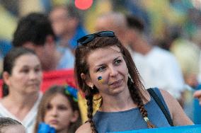 Independence Day Of Ukraine In Rome