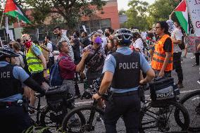 Pro-Palestine March On DNC On Final Day Of Convention, Chicago