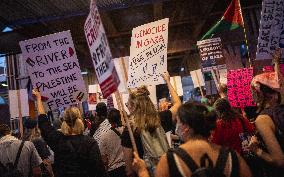 Pro-Palestine March On DNC On Final Day Of Convention, Chicago