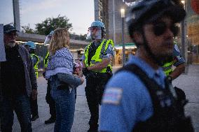 Pro-Palestine March On DNC On Final Day Of Convention, Chicago