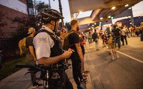 Pro-Palestine March On DNC On Final Day Of Convention, Chicago