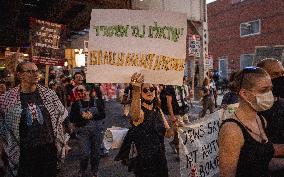 Pro-Palestine March On DNC On Final Day Of Convention, Chicago