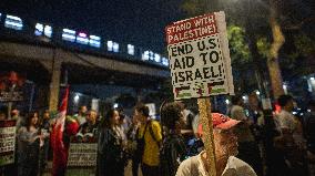 Pro-Palestine March On DNC On Final Day Of Convention, Chicago