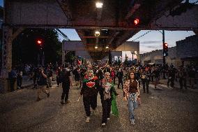 Pro-Palestine March On DNC On Final Day Of Convention, Chicago