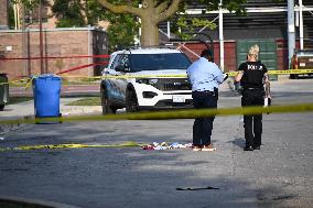 15-year-old Male Shot In Parking Lot Of Gately Stadium In Chicago Illinois