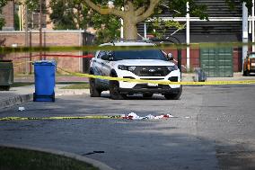 15-year-old Male Shot In Parking Lot Of Gately Stadium In Chicago Illinois