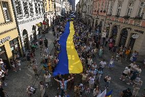 Ukrainian Independence Day Proudly Celebrated By Diaspora In Krakow