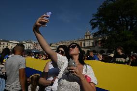 Ukrainian Independence Day Proudly Celebrated By Diaspora In Krakow