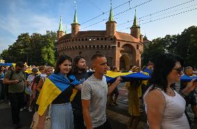 Ukrainian Independence Day Proudly Celebrated By Diaspora In Krakow