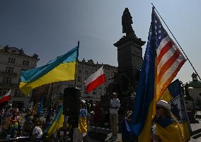 Ukrainian Independence Day Proudly Celebrated By Diaspora In Krakow