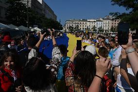 Ukrainian Independence Day Proudly Celebrated By Diaspora In Krakow