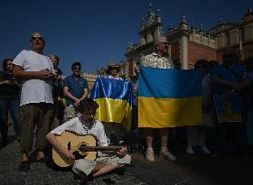 Ukrainian Independence Day Proudly Celebrated By Diaspora In Krakow