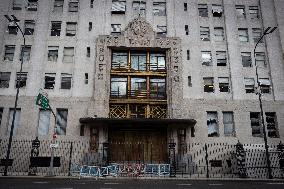 In Front Of The Building Of The Ministry Of Health Of The Nation In Argentina.