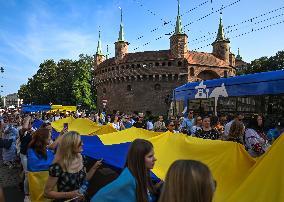 Ukrainian Independence Day Proudly Celebrated By Diaspora In Krakow