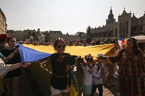 Ukrainian Independence Day Proudly Celebrated By Diaspora In Krakow