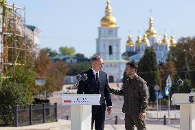 Zelensky Marks 33rd Independence Day - Kyiv