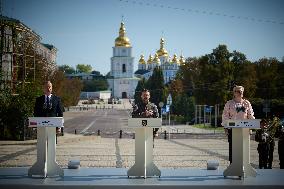 Zelensky Marks 33rd Independence Day - Kyiv