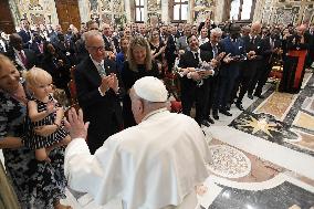 Pope Francis Holds Audiences - Vatican