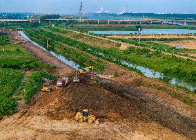 Huaihe River Waterway Project Construction