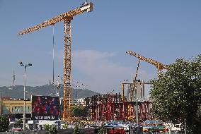 Current status of the Spotify Camp Nou works