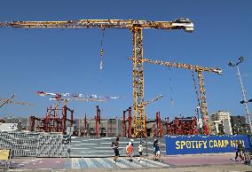 Current status of the Spotify Camp Nou works