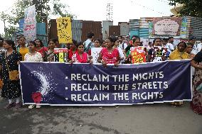 Citizens Protest In Kolkata Against A PGT Doctor Rape And Murder