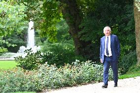 Left-wing Coalition Candidate For Prime Minister Lucie Castets And Parties Leaders Arriving At The Presidential Elysee Palace To