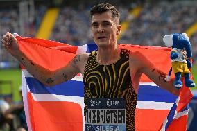 Jakob Ingebrigtsen Sets New World Record In Men's 3000m At Wanda Diamond League In Silesia